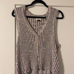 Universal Thread Multicolor Ribbed Sleeveless Top